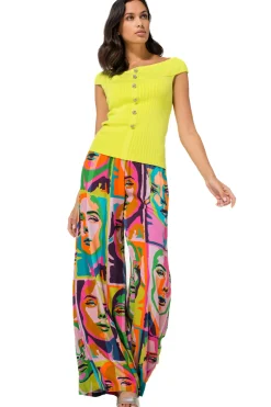 Vrouwen Caroline Biss 1242-80 / Aansluitende Geklede Top Met Stretch