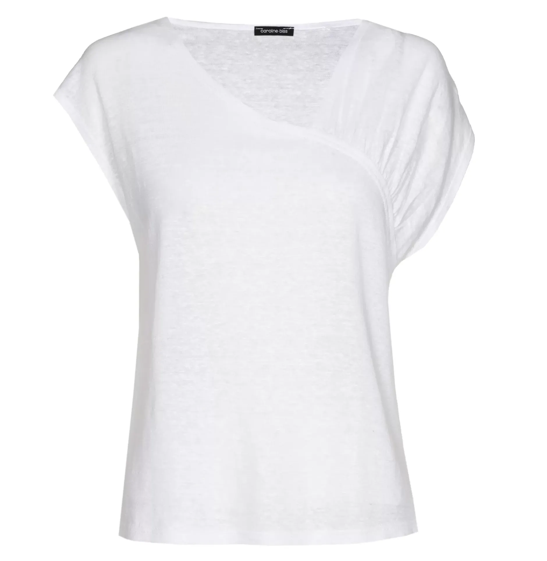 Vrouwen Caroline Biss 3972-90 / Asymmetrische Top In Linen