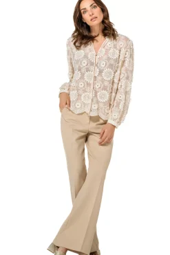 Vrouwen Caroline Biss 1532-33 / Citylook Broek, Recht Been, Normal Waist