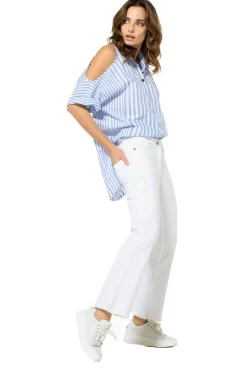 Vrouwen Caroline Biss 3560-90 / Comfortabele 7/8 Jeans, Bootcut, Normal Waist