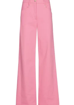 Vrouwen Caroline Biss 1579-71 / Comfortabele Broek In Katoen, Wijd Been, Normal Waist