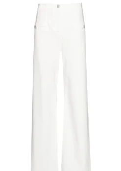 Vrouwen Caroline Biss 1502-91 / Comfortabele Broek, Jeanslook, Recht Been, High Waist