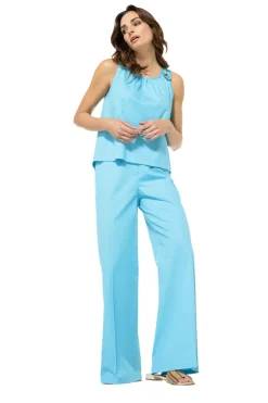 Vrouwen Caroline Biss 3573-62 / Comfortabele Rechtvallende Broek, Normal Waist