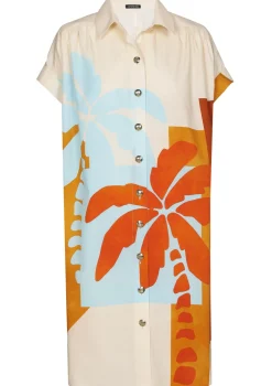 Vrouwen Caroline Biss 3170-89 / Comfortabele Rechtvallende Hemdjurk