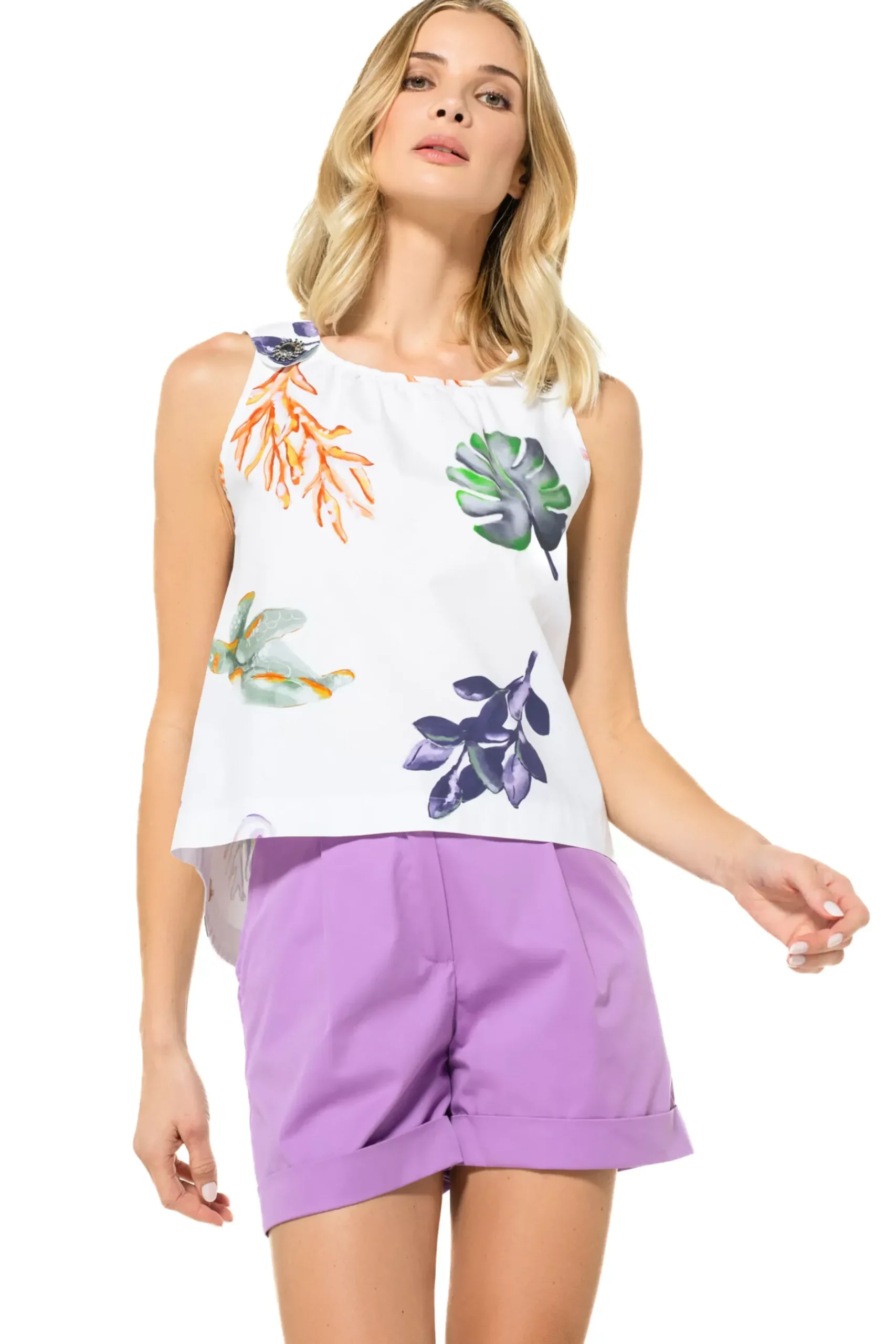 Vrouwen Caroline Biss 3572-40 / Comfortabele Short, Normal Waist