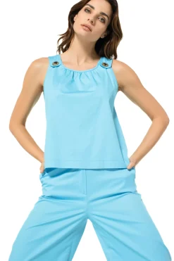 Vrouwen Caroline Biss 3673-62 / Comfortabele Top Met Rugeffect