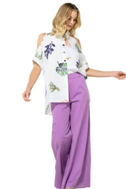 Vrouwen Caroline Biss 3574-40 / Comfortabele Wijde Broek, Normal Waist