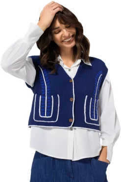 Vrouwen Caroline Biss 1287-29 / Debardeur Pull In Katoen