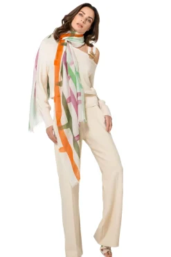 Vrouwen Caroline Biss 1257-34 / Elegante Fijn Gebreide Pull Met Schoudereffect