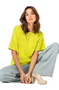 Vrouwen Caroline Biss 1249-80 / Fijn Gebreide Pull Met Bloemeffect