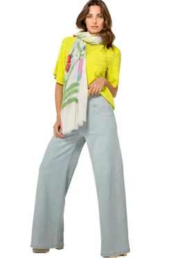 Vrouwen Caroline Biss 1249-80 / Fijn Gebreide Pull Met Bloemeffect