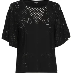 Vrouwen Caroline Biss 1249-10 / Fijn Gebreide Pull Met Bloemeffect