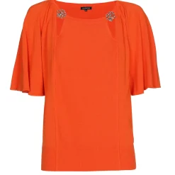 Vrouwen Caroline Biss 1258-53 / Fijn Gebreide Pull Met Fantasiemouw
