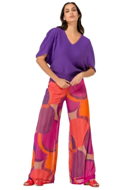 Vrouwen Caroline Biss 1247-45 / Fijn Gebreide Pull Met Mouweffect