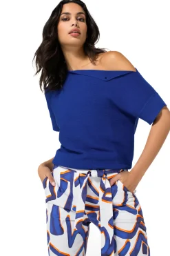Vrouwen Caroline Biss 1246-26 / Fijn Gebreide Top Met Schoudereffect