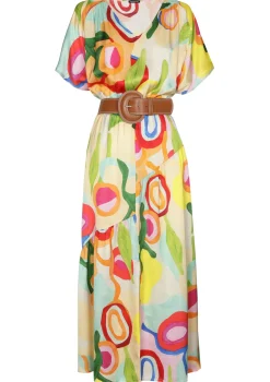 Vrouwen Caroline Biss 3166-79 / Frivole Midi Jurk