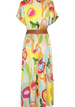 Vrouwen Caroline Biss 3166-79 / Frivole Midi Jurk