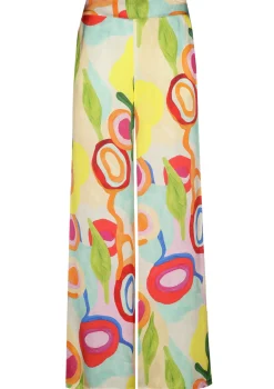 Vrouwen Caroline Biss 3566-79 / Frivole Soepelvallende Rechte Broek, Normal Waist