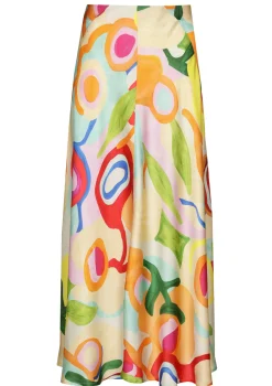 Vrouwen Caroline Biss 3766-79 / Frivole Zwierige Midi Rok