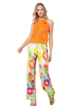 Vrouwen Caroline Biss 3200-55 / Half Doorzichtige Gebreide Top