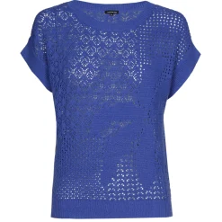Vrouwen Caroline Biss 3215-26 / Half Doorzichtige Gebreide Pull