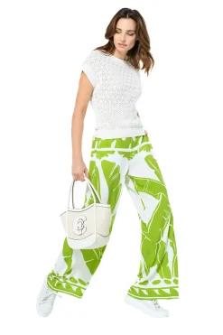 Vrouwen Caroline Biss 3215-91 / Half Doorzichtige Gebreide Pull