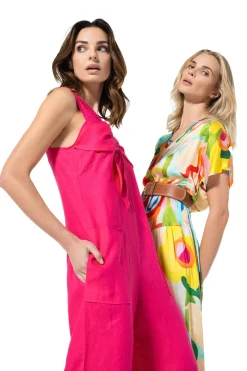 Vrouwen Caroline Biss 3570-71 / Jumpsuit In Linnen