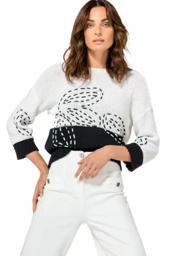 Vrouwen Caroline Biss 1298-19 / Katoenen Pull Bicolor