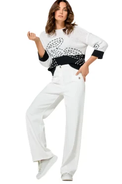 Vrouwen Caroline Biss 1298-19 / Katoenen Pull Bicolor