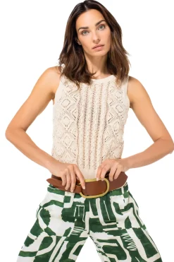 Vrouwen Caroline Biss 1224-34 / Korte Cardigan In Katoen