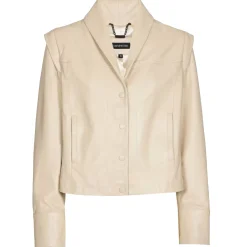 Vrouwen Caroline Biss 1800-33 / Lederen Vest Met Afneembare Mouw