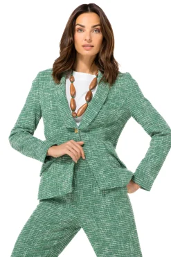 Vrouwen Caroline Biss 1888-62 / Licht Aansluitende Blazer In Lichte Bouclette