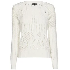Vrouwen Caroline Biss 1232-91 / Los Gebreide Pull Met Afneembare Mouwen
