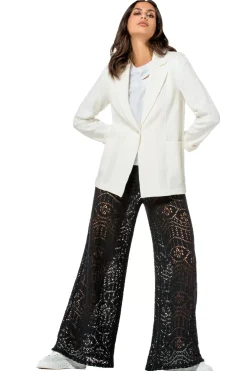 Vrouwen Caroline Biss 1884-91 / Rechtvallende Blazer In Fijne Bouclette