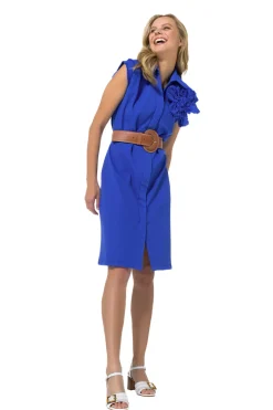 Vrouwen Caroline Biss 1113-27 / Rechtvallende Jurk Met Stretch