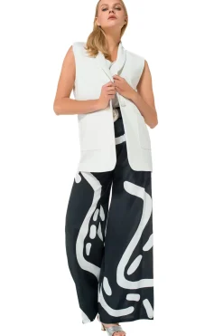 Vrouwen Caroline Biss 1830-91 / Rechtvallende Mouwloze Blazer Met Schoudereffect