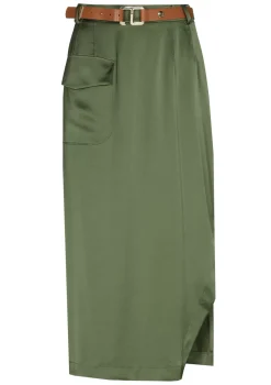 Vrouwen Caroline Biss 1767-61 / Rechtvallende Shiny Midi Rok