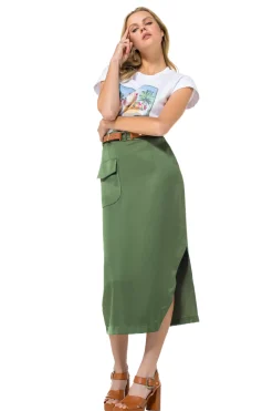 Vrouwen Caroline Biss 1767-61 / Rechtvallende Shiny Midi Rok