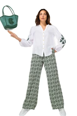 Vrouwen Caroline Biss 1590-69 / Soepelvallende Broek, Recht Been, Normal Waist
