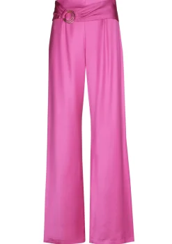 Vrouwen Caroline Biss 1535-73 / Soepelvallende Feestelijke Broek, Rrecht Been, High Waist