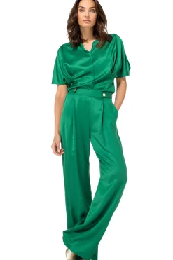 Vrouwen Caroline Biss 1527-62 / Soepelvallende Geklede Broek, Recht Been, Mid Waist