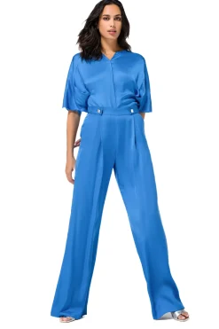 Vrouwen Caroline Biss 1527-27 / Soepelvallende Geklede Broek, Recht Been, Mid Waist