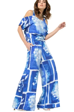 Vrouwen Caroline Biss 3564-29 / Soepelvallende Palazzo Broek, Normal Waist