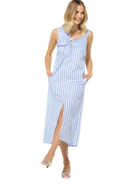Vrouwen Caroline Biss 3178-24 / Zomerse Katoenen Midi Jurk