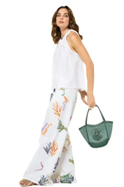 Vrouwen Caroline Biss 3671-90 / Zomerse Losvallende Lange Top